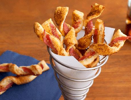 Brown Sugar Bacon Puff Twists